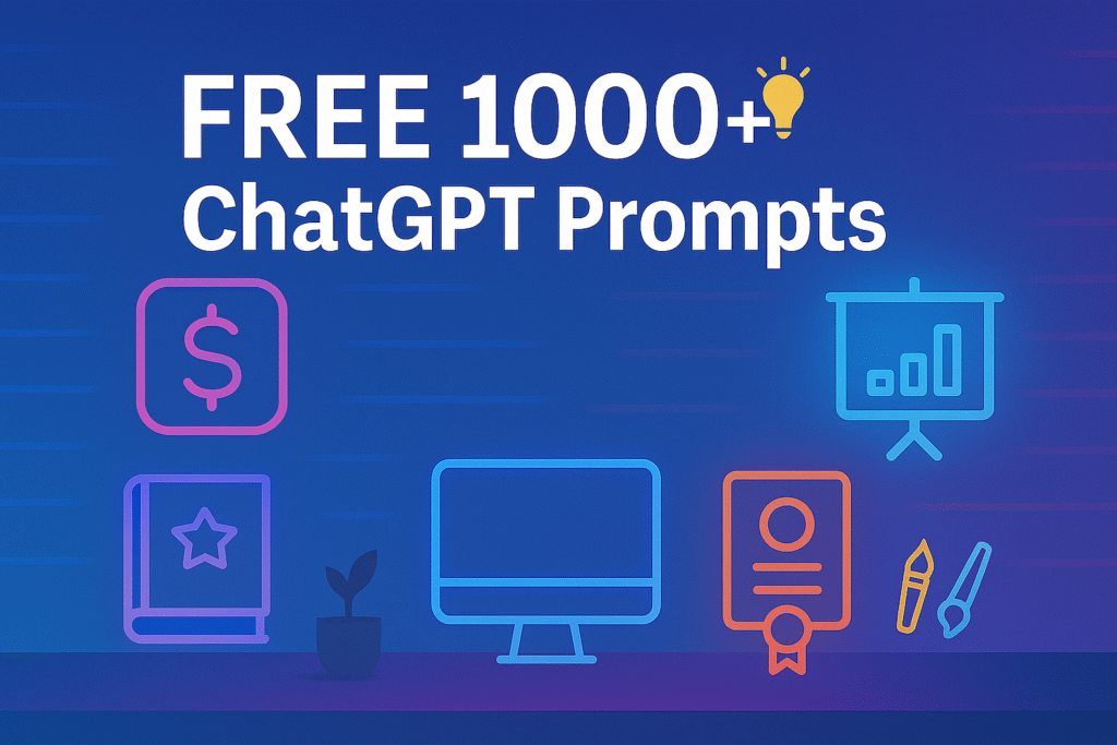 Free 1000+ ChatGPT Prompts