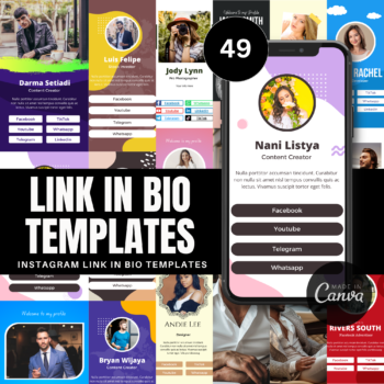 Free 49 Link in Bio Templates