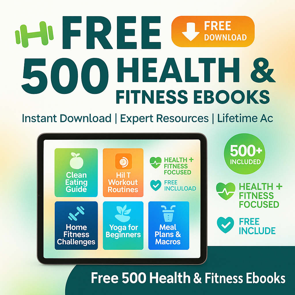 Free 500 Health and Fitness Ebooks