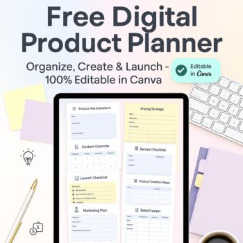 Free Digital Product Planner