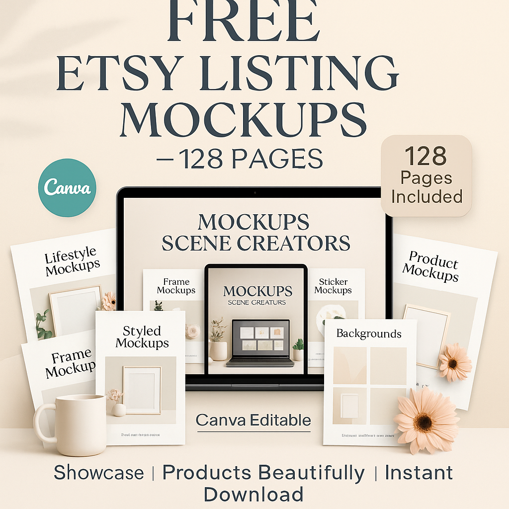 Free Etsy Listing Mockups