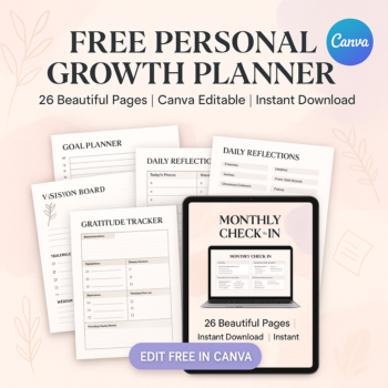 Free Personal Growth Planner