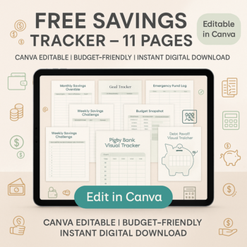 Free Savings Tracker Printable