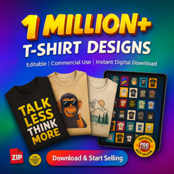 1 Million+ T-Shirt Designs Bundle