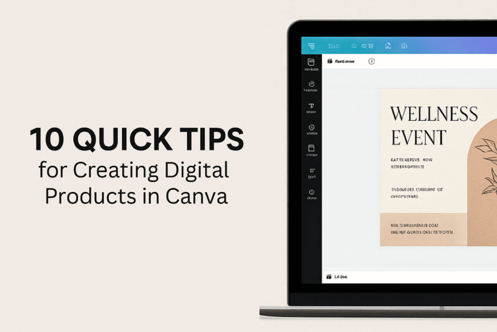10 Quick Tips for Creating Digital Products in Canva