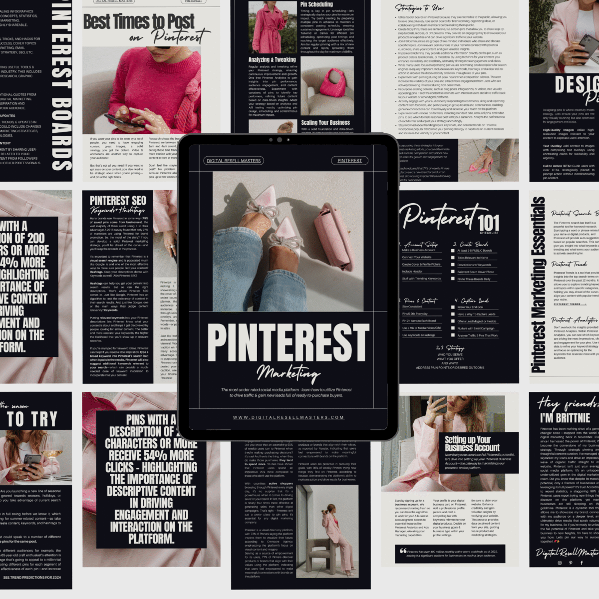 Pinterest eBook Mockups