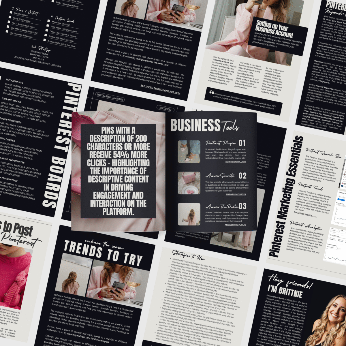 Pinterest eBook Mockups