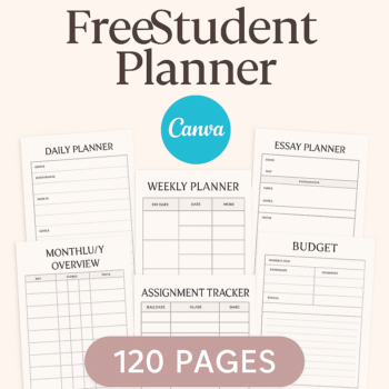 Free Student Planner 120 Pages