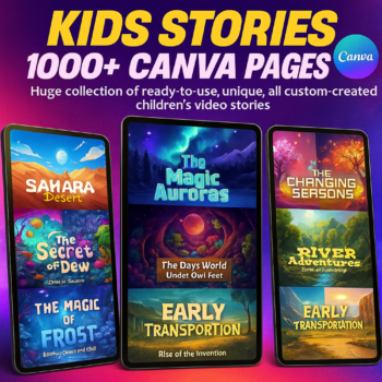 1000+ Canva Editable Kids Story Pages