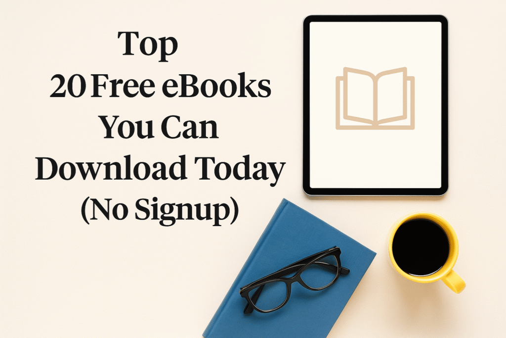 Top 20 Free eBooks You Can Download Today (No Signup)