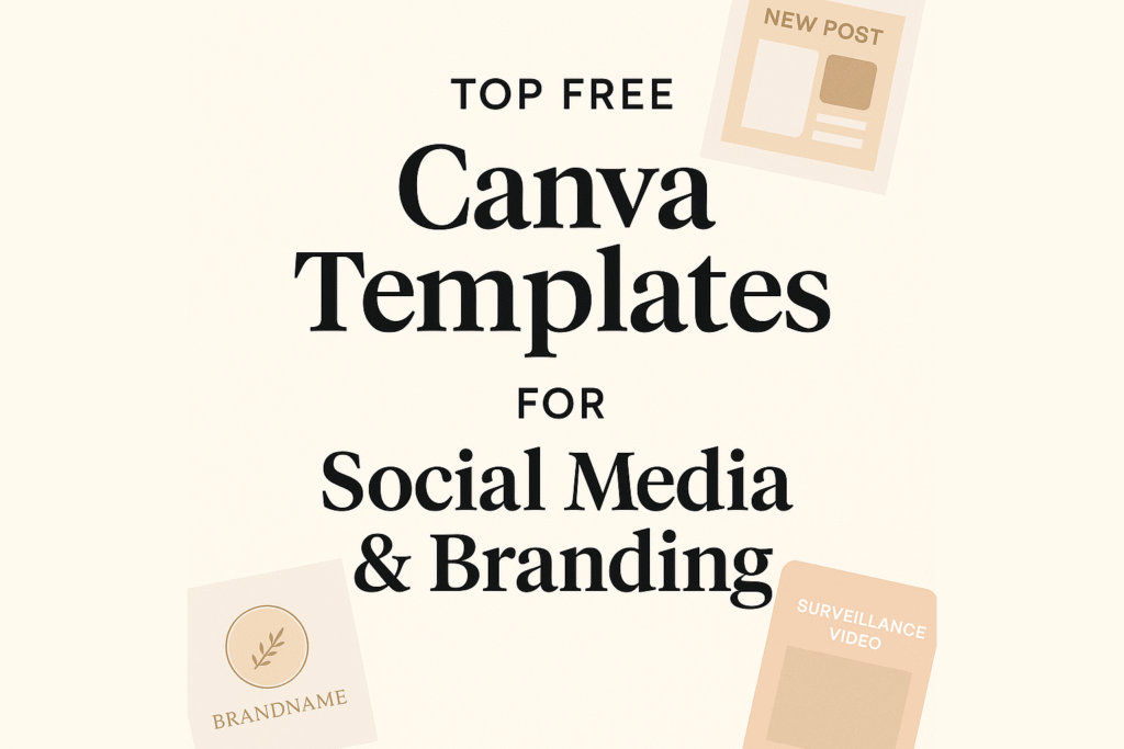 Top Free Canva Templates for Social Media & Branding