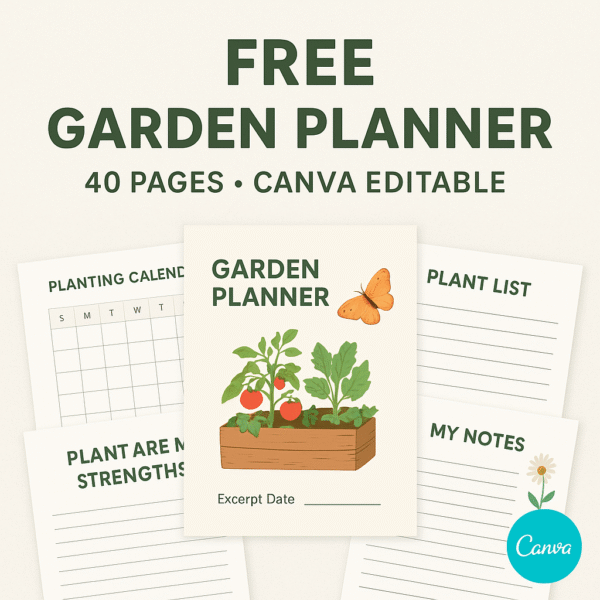 Free Garden Planner 40 Pages
