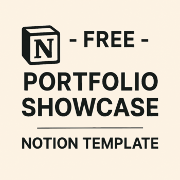 Free Portfolio Showcase Notion Template