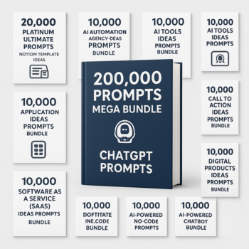 200000 ChatGPT Prompts Mega Bundle