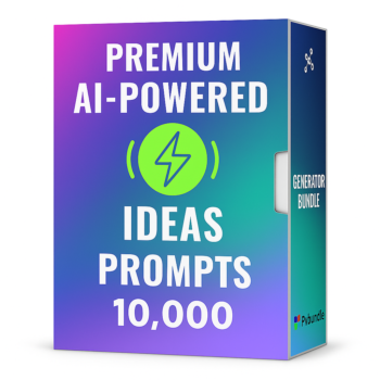 Premium 10,000 AI-Powered Generator Ideas Prompts Bundle