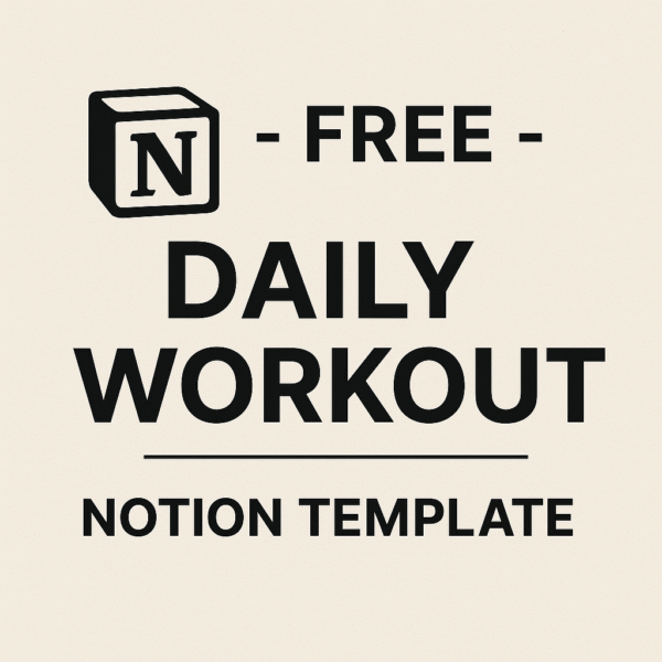 Free Daily Workout Notion Template