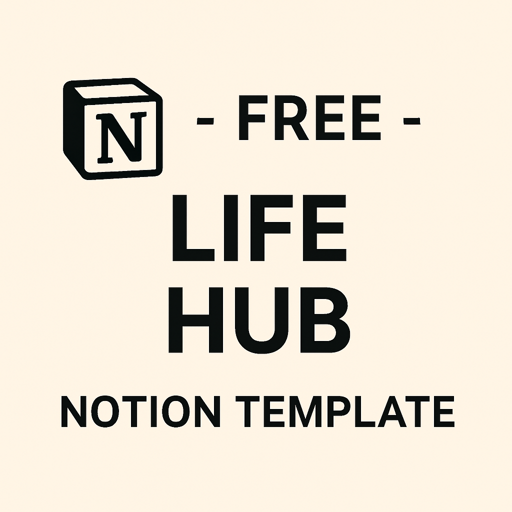 Free Life Hub Notion Template