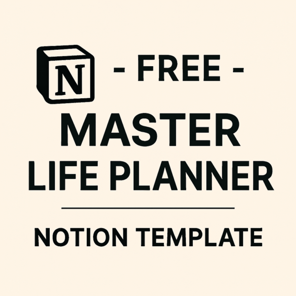 Free Master Life Planner Notion Template