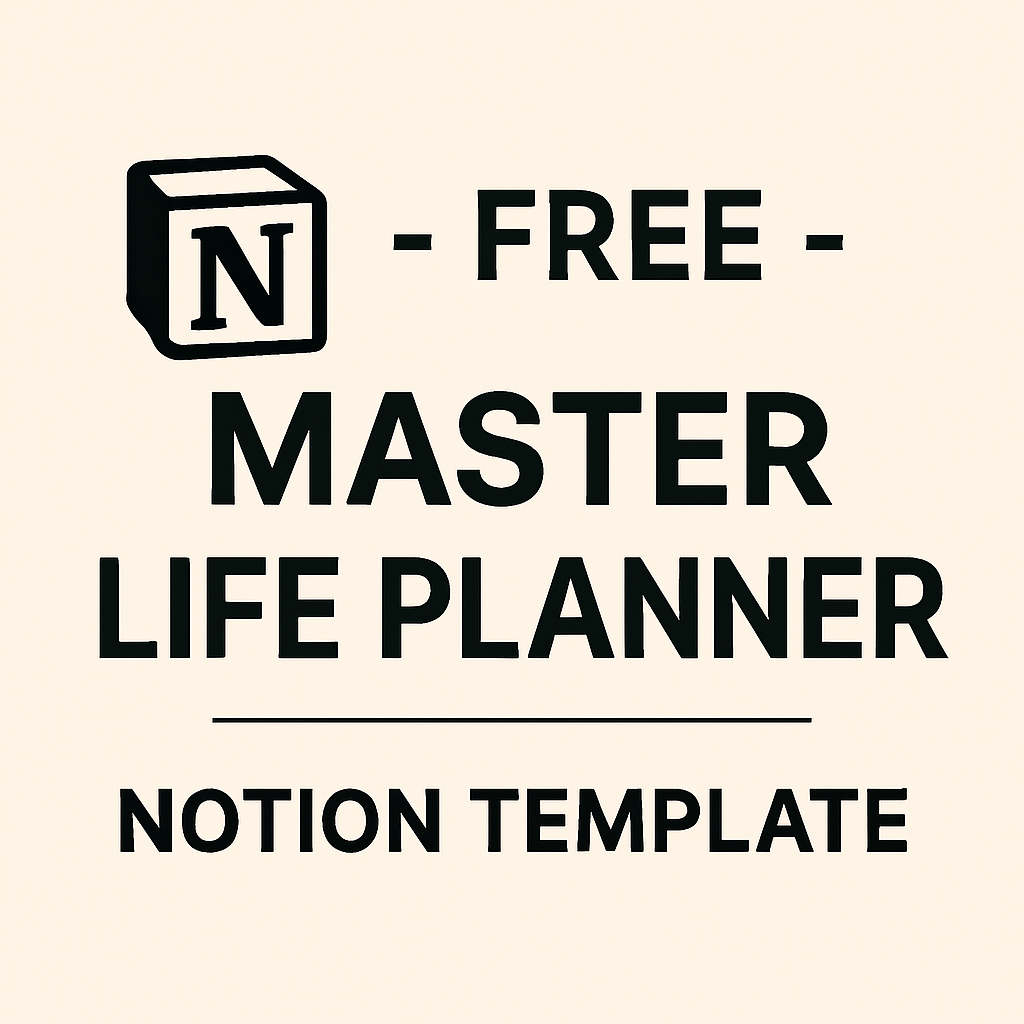 Free Master Life Planner Notion Template