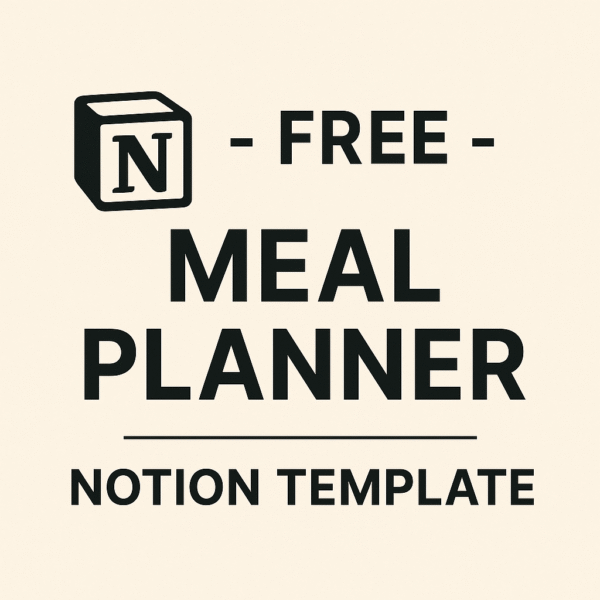 Free Meal Planner Notion Template
