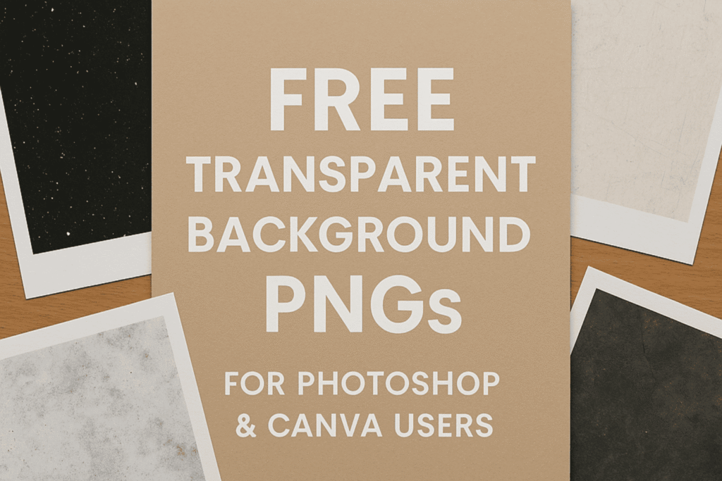 Free Transparent Background PNGs for Photoshop & Canva Users