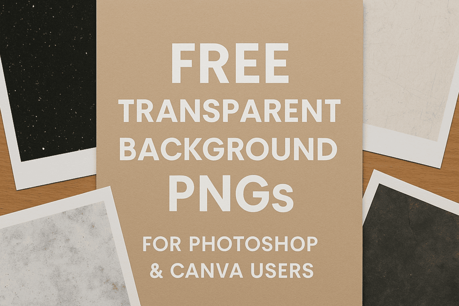 Free Transparent Background PNGs for Photoshop & Canva Users