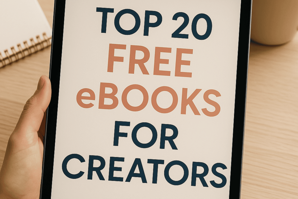 Top 20 Free eBooks for Creators (Instant Download)
