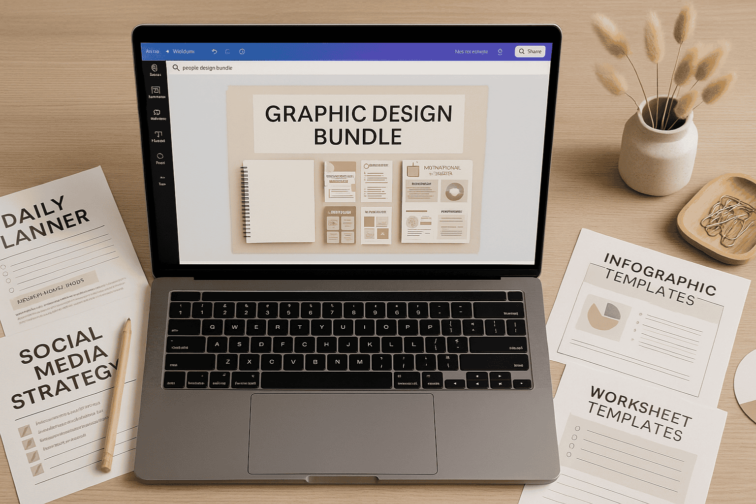 Top Free Graphic Design Bundle for Bloggers, Coaches & Course Creators