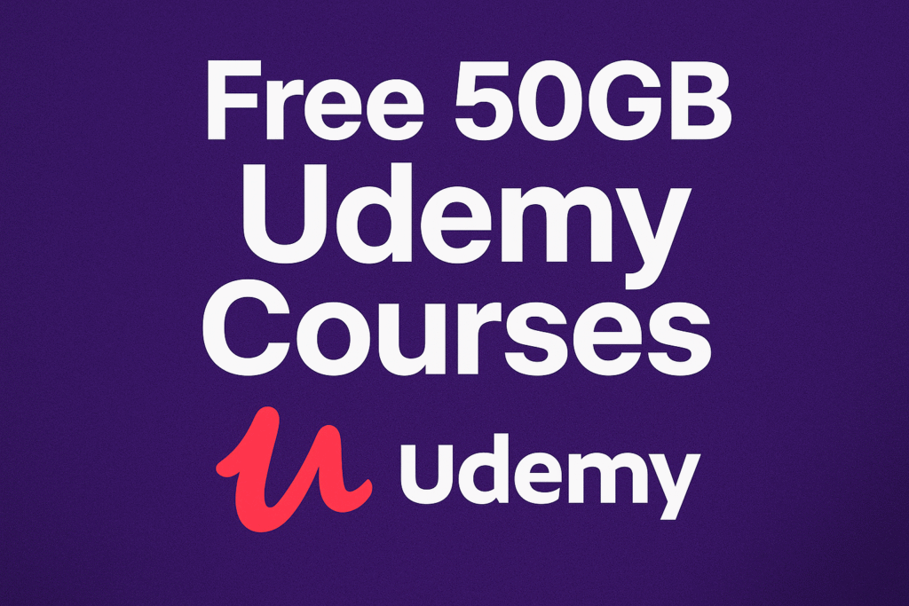 Free 50GB Udemy Courses Bundle