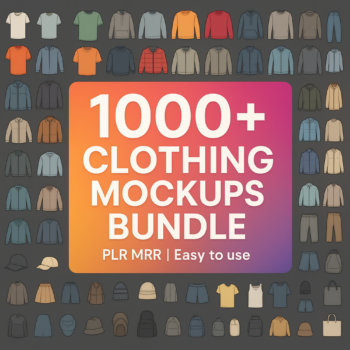 1000+ Clothing Mockups Bundle