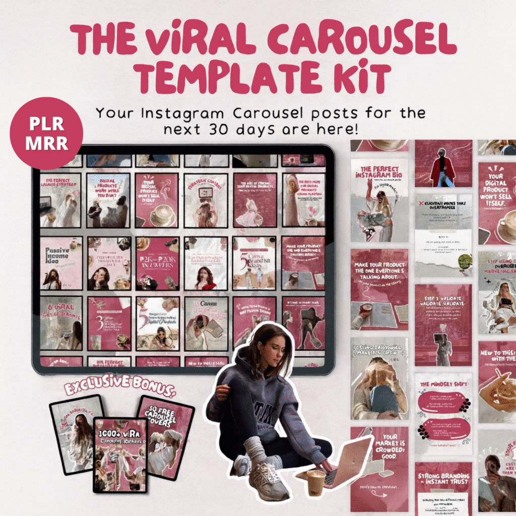 Viral Carousel Canva Templates Kit