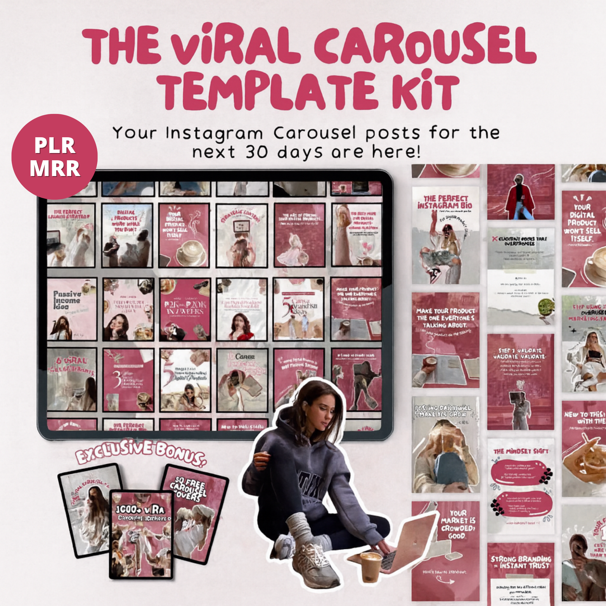 Viral Carousel Canva Templates Kit