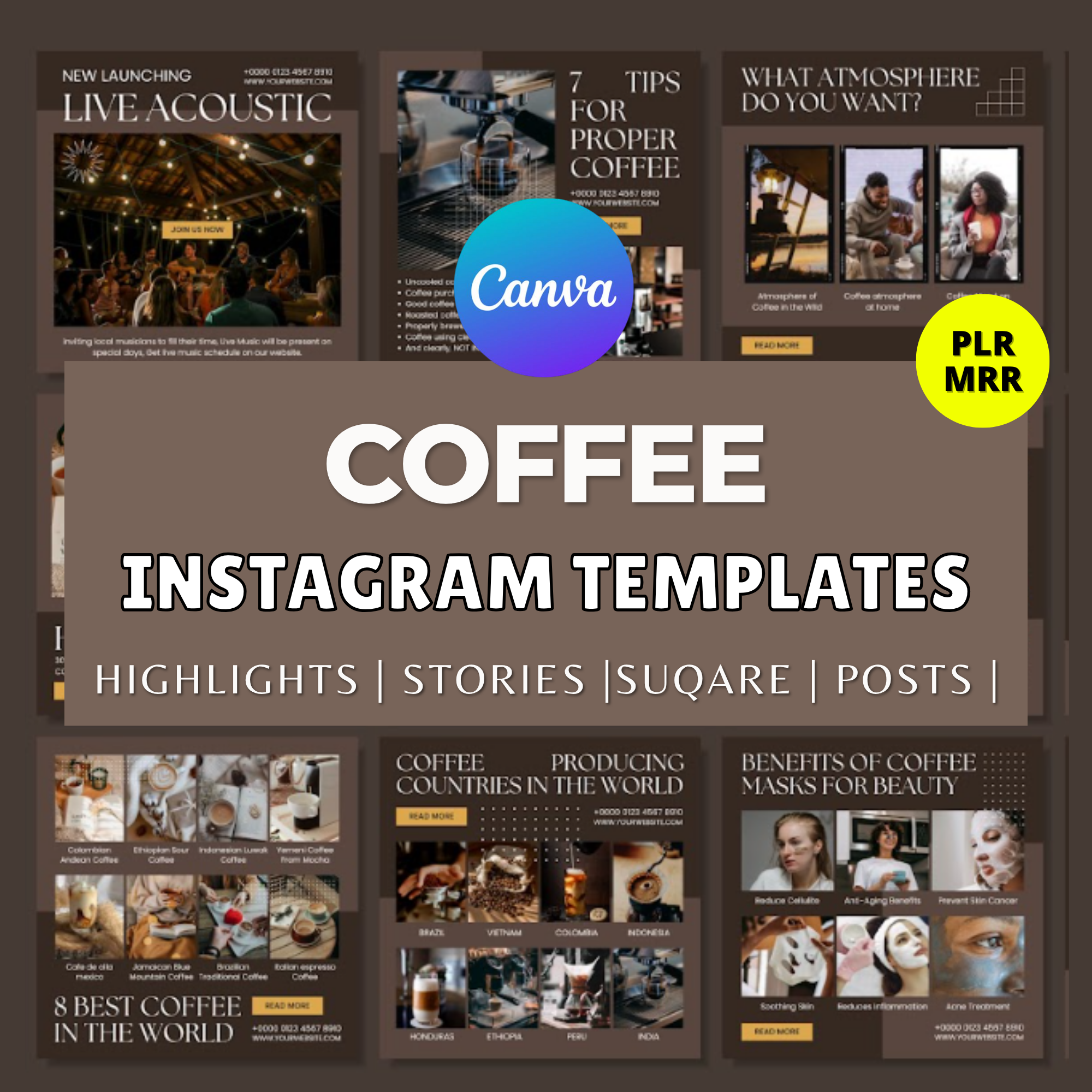 55,000+ Canva Instagram Templates | PLR & MRR Kit - Image 5