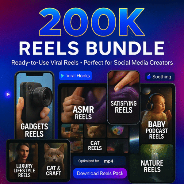 200K+ Viral Reels Bundle