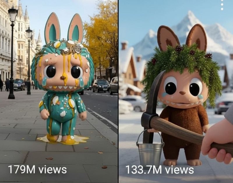 Free Labubu Viral AI Story Prompts for YouTube Shorts & TikTok (FREE Emotional Scripts + AI Animation Prompts)