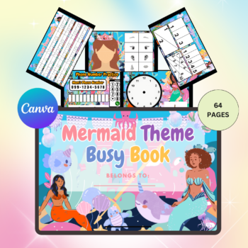 Mermaid Theme Busy Book