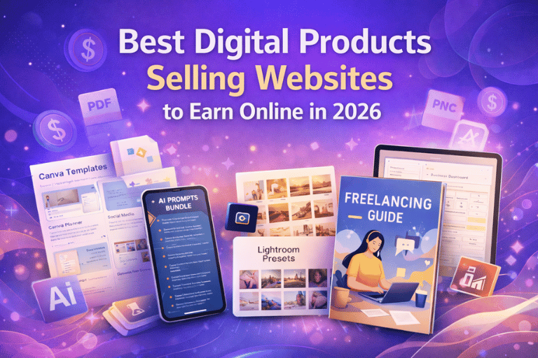 Best Digital Products Selling Websites to Earn Online in 2026
