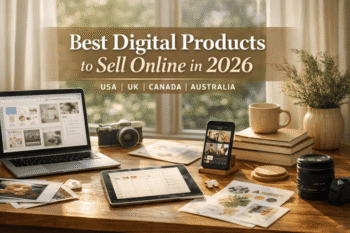 View of Best Digital Products to Sell Online in 2026 | USA, UK, CA, AU