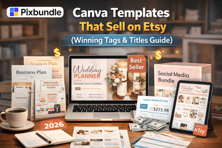 Canva Templates That Sell on Etsy (Plus Winning Tags & Titles)
