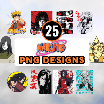 25 Naruto PNG Designs