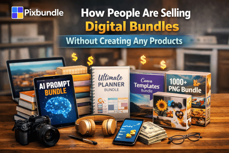 Selling Ready-Made Digital Bundles Without Doing the Hard Work