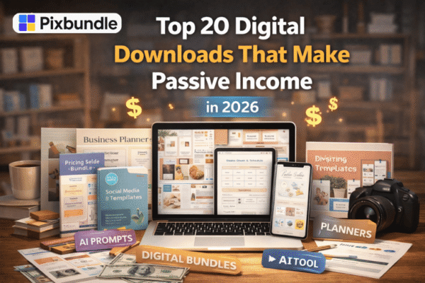 Top 20 Digital Downloads That Make Passive Income in 2026