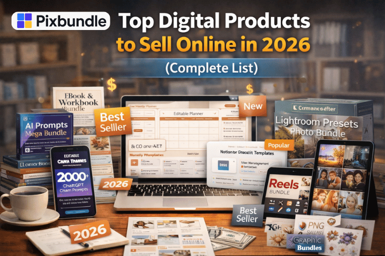 Top Digital Products to Sell Online in 2026 (Complete List)