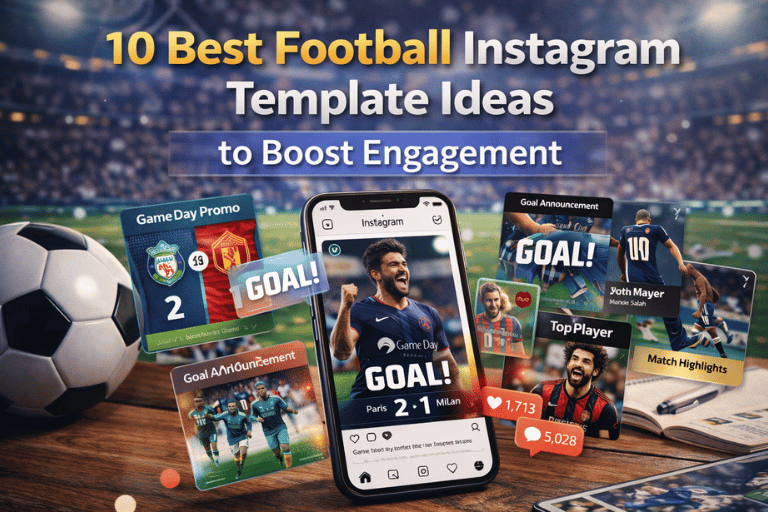10 Best Football Instagram Template Ideas to Boost Engagement