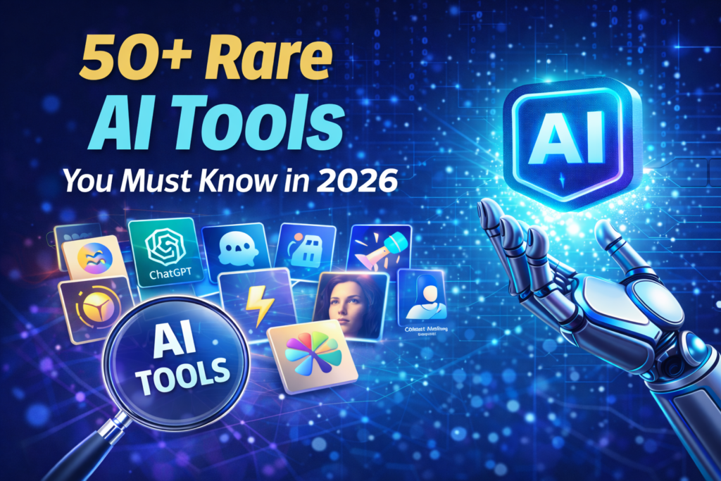 50+ Rare AI Tools You Must Know in 2026