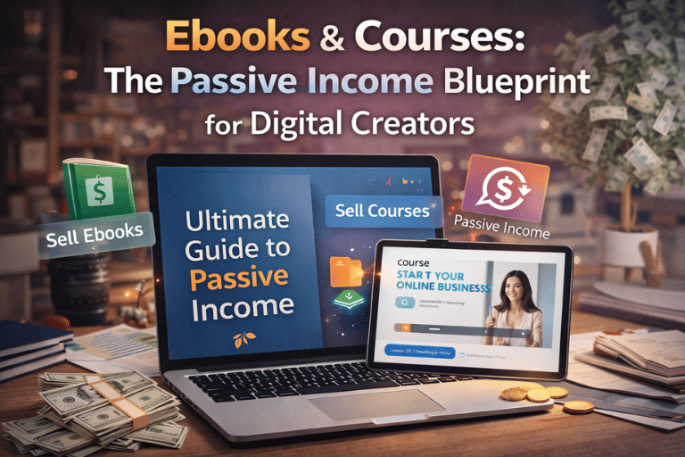 Ebooks & Courses: Passive Income Revolutionizing Your Digital Empire