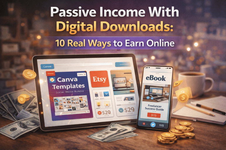 10 Real Ways to Build Passive Income With Digital Downloads