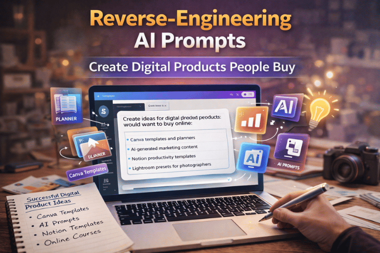 Reverse-Engineering AI Prompts: How to Craft Irresistible Digital Product Ideas