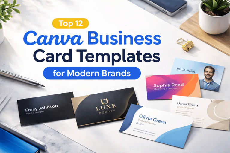 Top 12 Canva Business Card Templates for Modern Brands