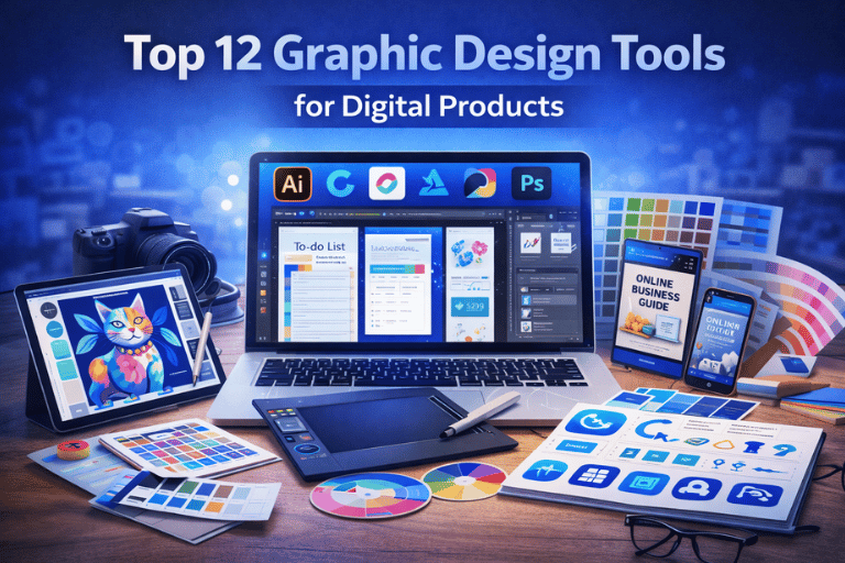 Top 12 Graphic Design Tools for Digital Products